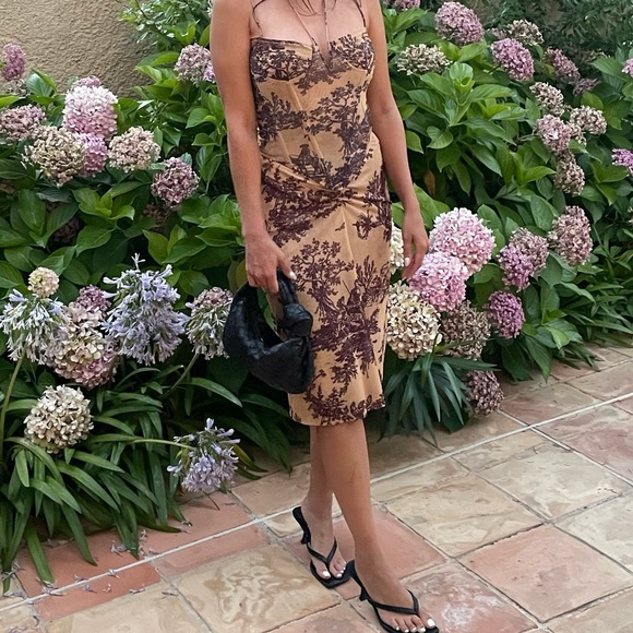 Miaou Preston skirt gold toile M - Picture 2 of 4